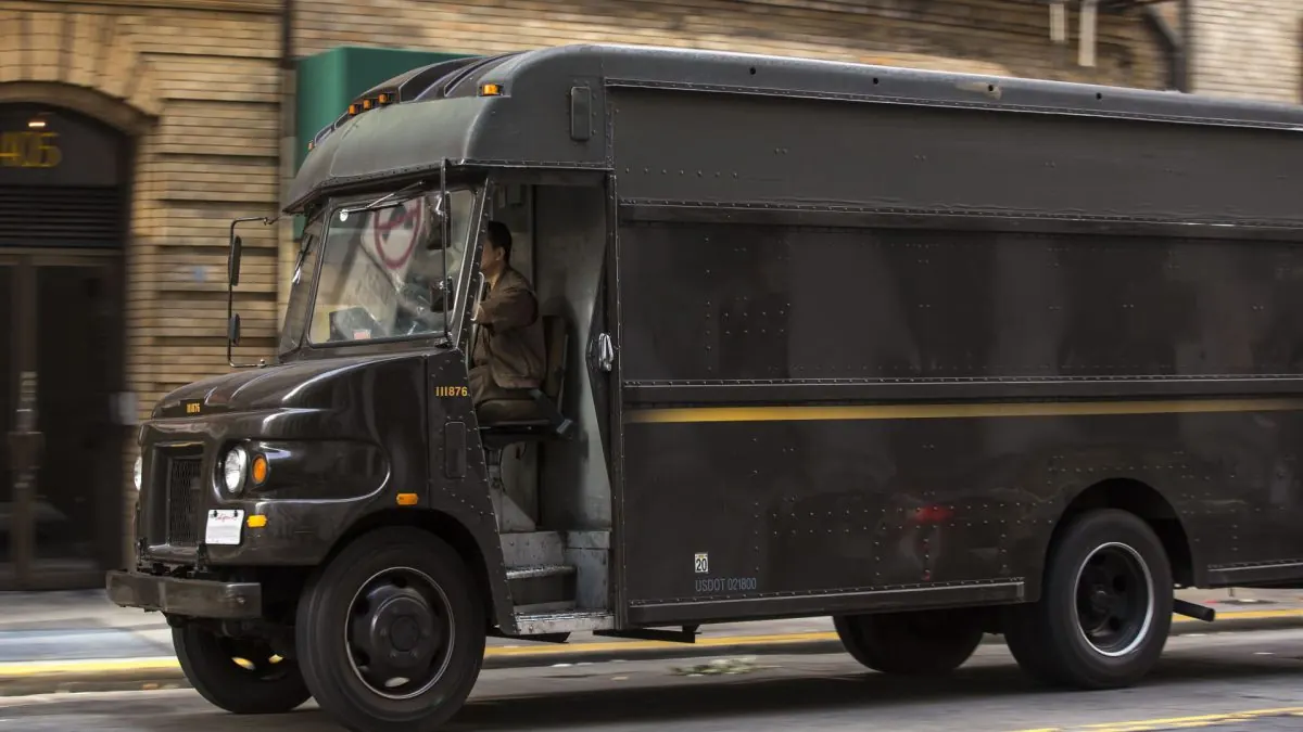 Pedestrian Injured in UPS Truck Accident