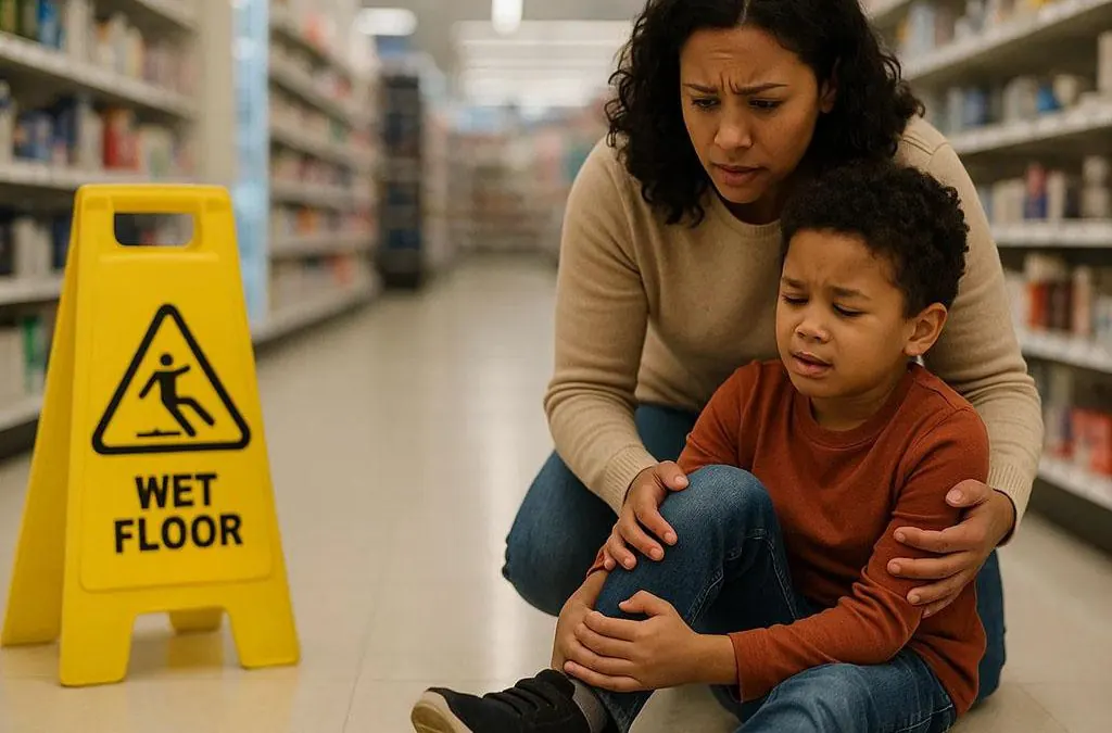 What Happens When a Child Slips and Falls in a Store?